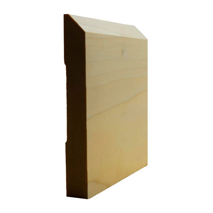 EWBB15 Beveled 5-1/4 inch Tall Baseboard Moulding