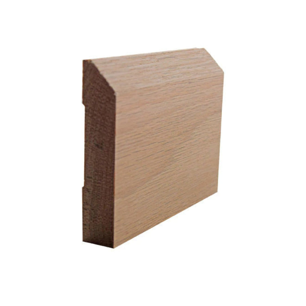 Red Oak Beveled Edge Baseboard Trim EWBB14-R
