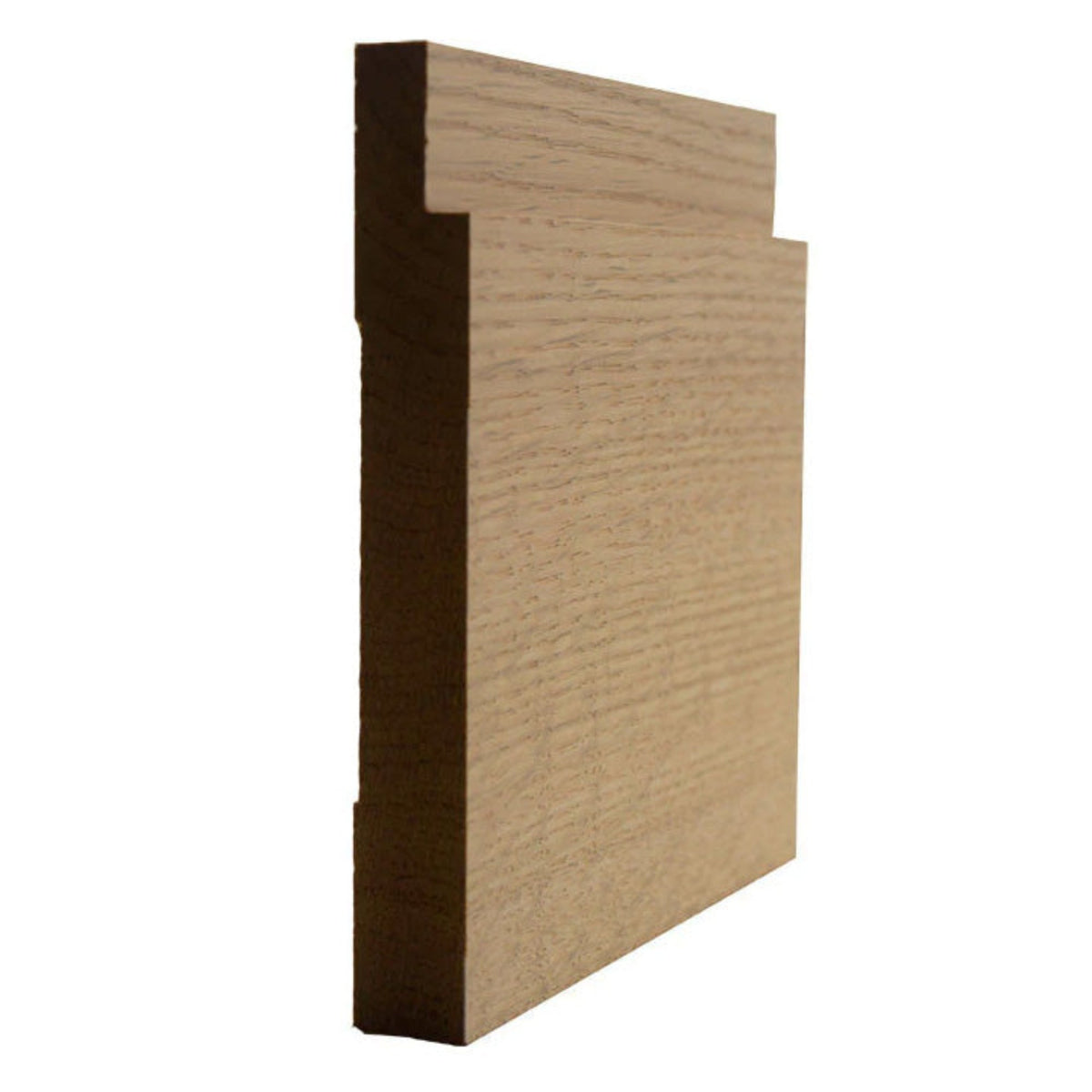Red Oak Notched Baseboard Trim EWBB18-R