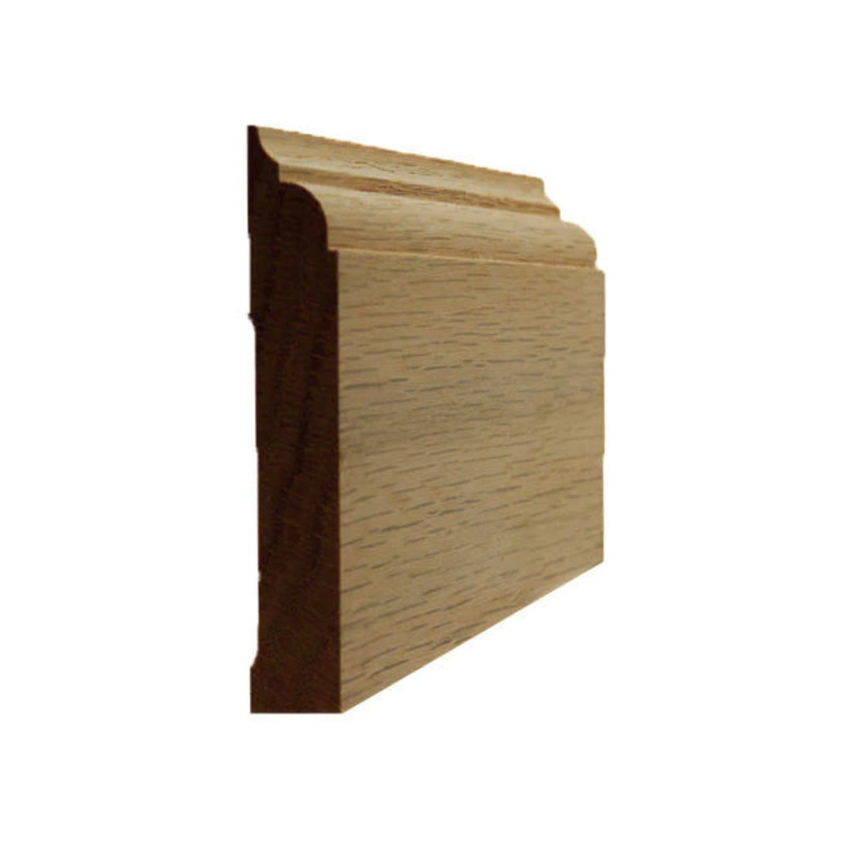 Red Oak Nose and Cove Baseboard Trim Moulding EWBB22-R