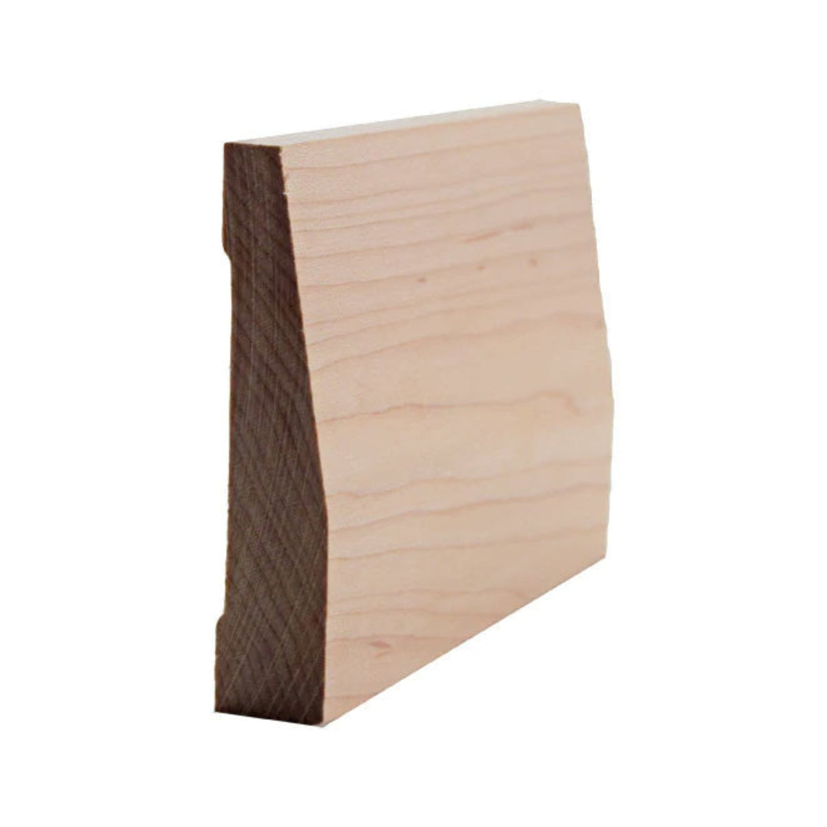 Maple Beveled Baseboard Trim Molding EWBB32-M