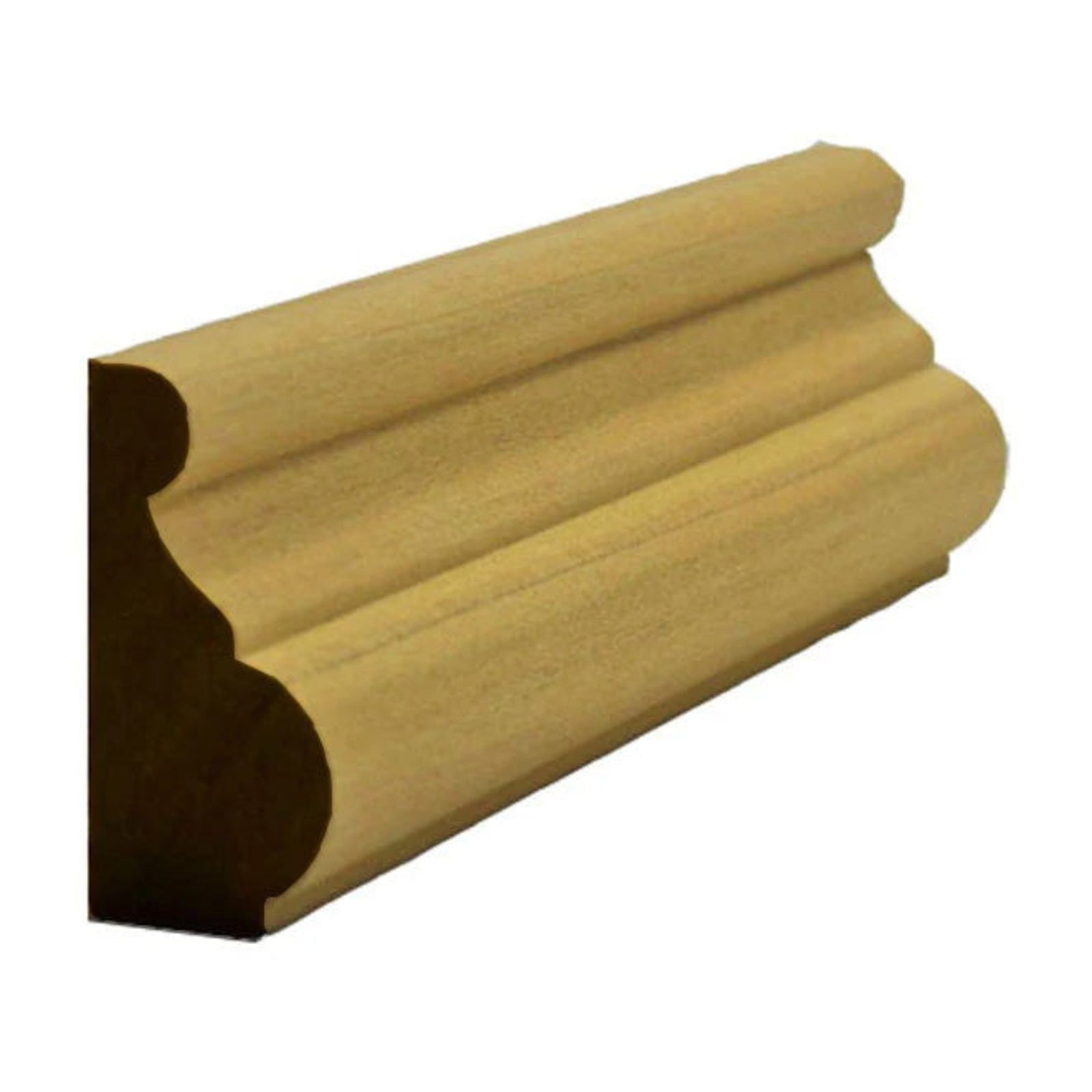 Poplar Base Cap Trim Molding EWBC13-P