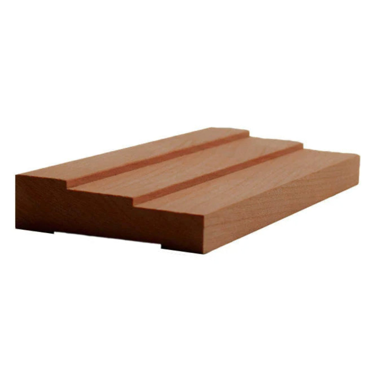 Cherry Stepped Contemporary Casing Trim Moulding EWCA34-C