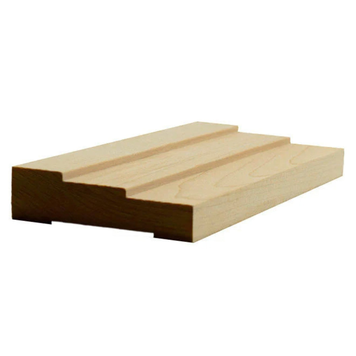 Maple Stepped Contemporary Casing Trim Moulding EWCA34-M