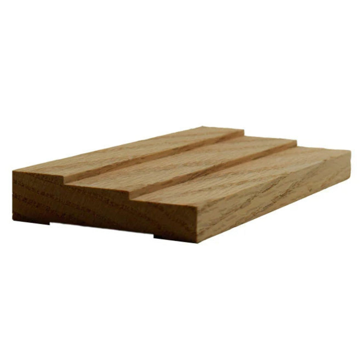 Red Oak Stepped Contemporary Casing Trim Moulding EWCA34-R