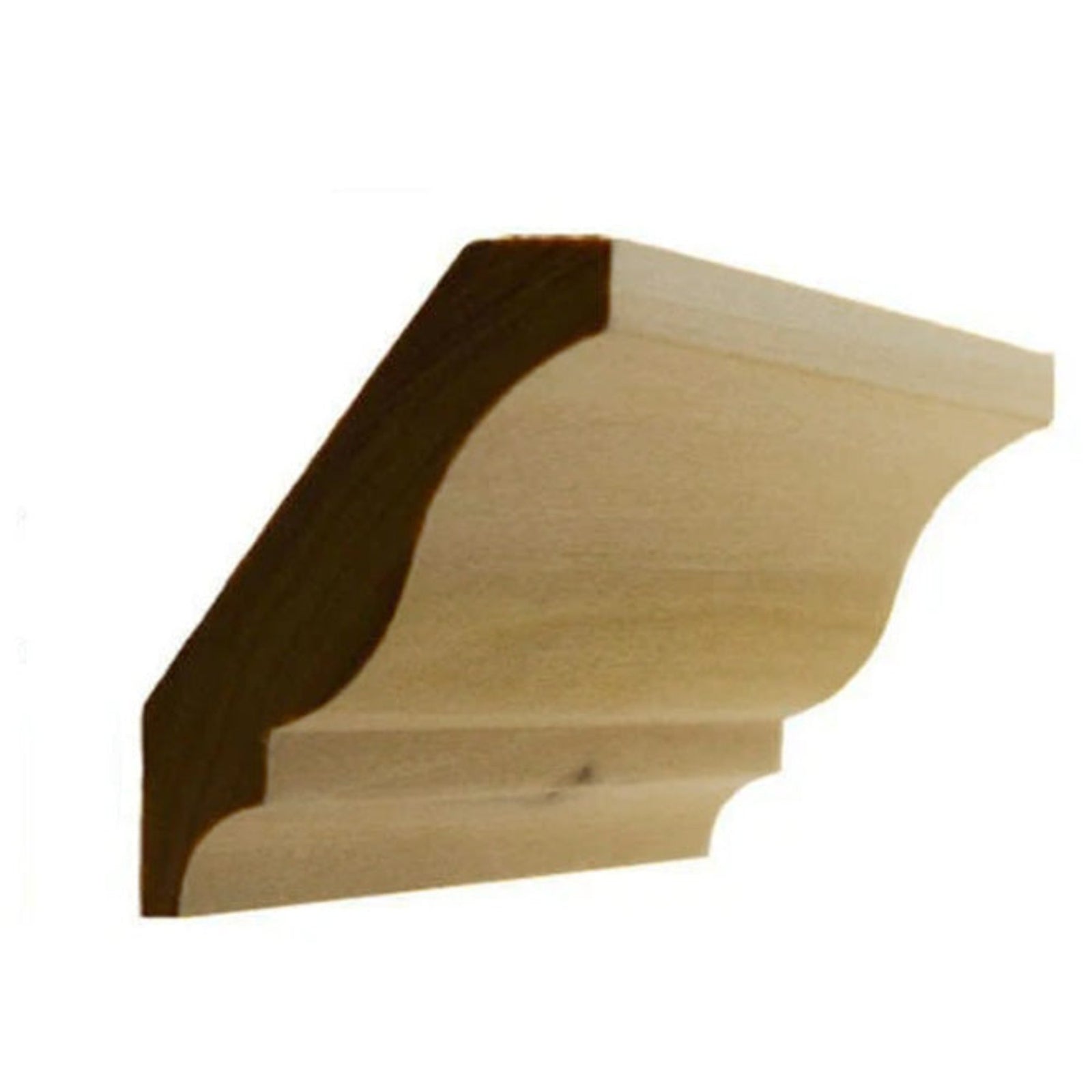 Poplar Colonial Crown Moulding Trim EWCR12-P