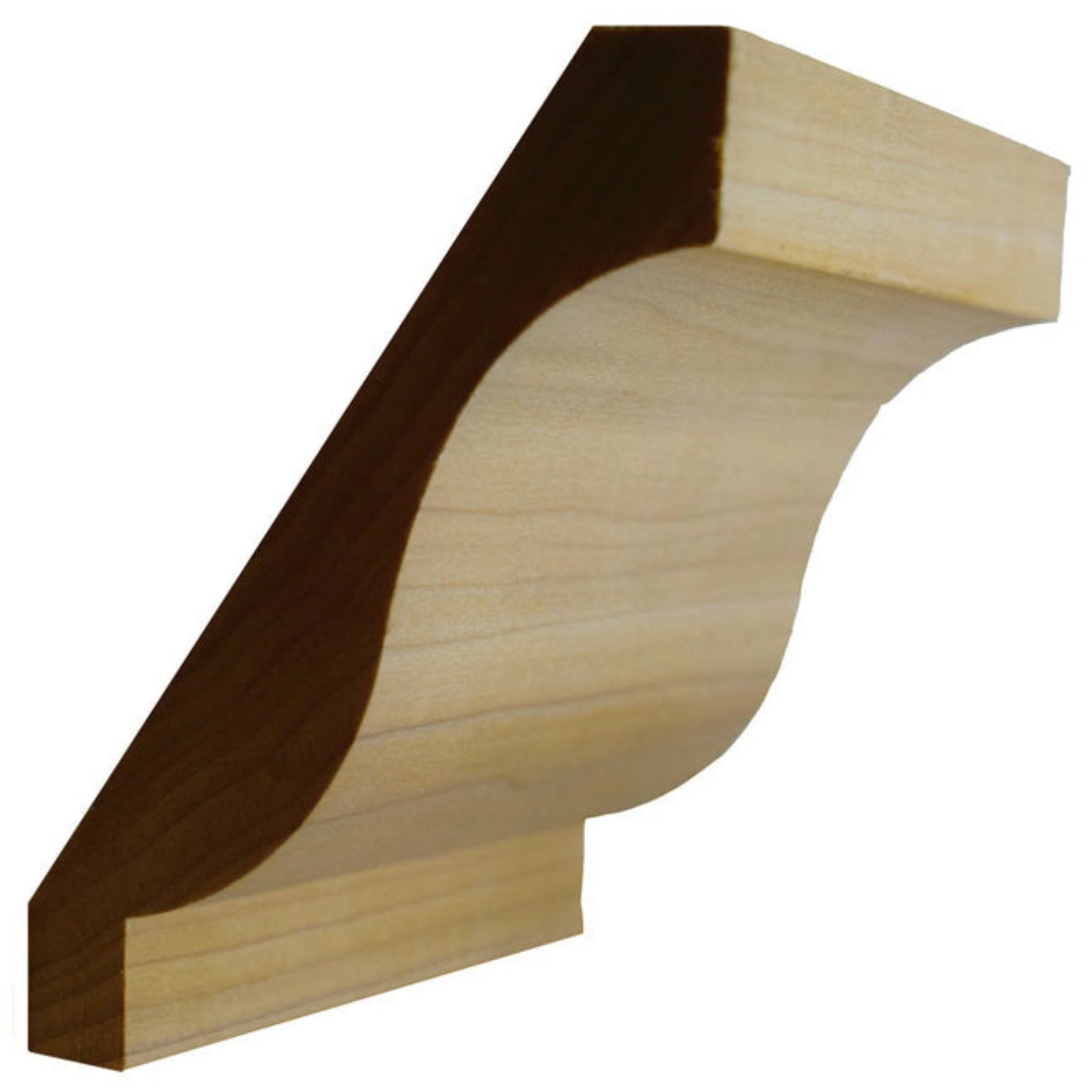 Poplar Colonial Crown Moulding Trim EWCR16-P