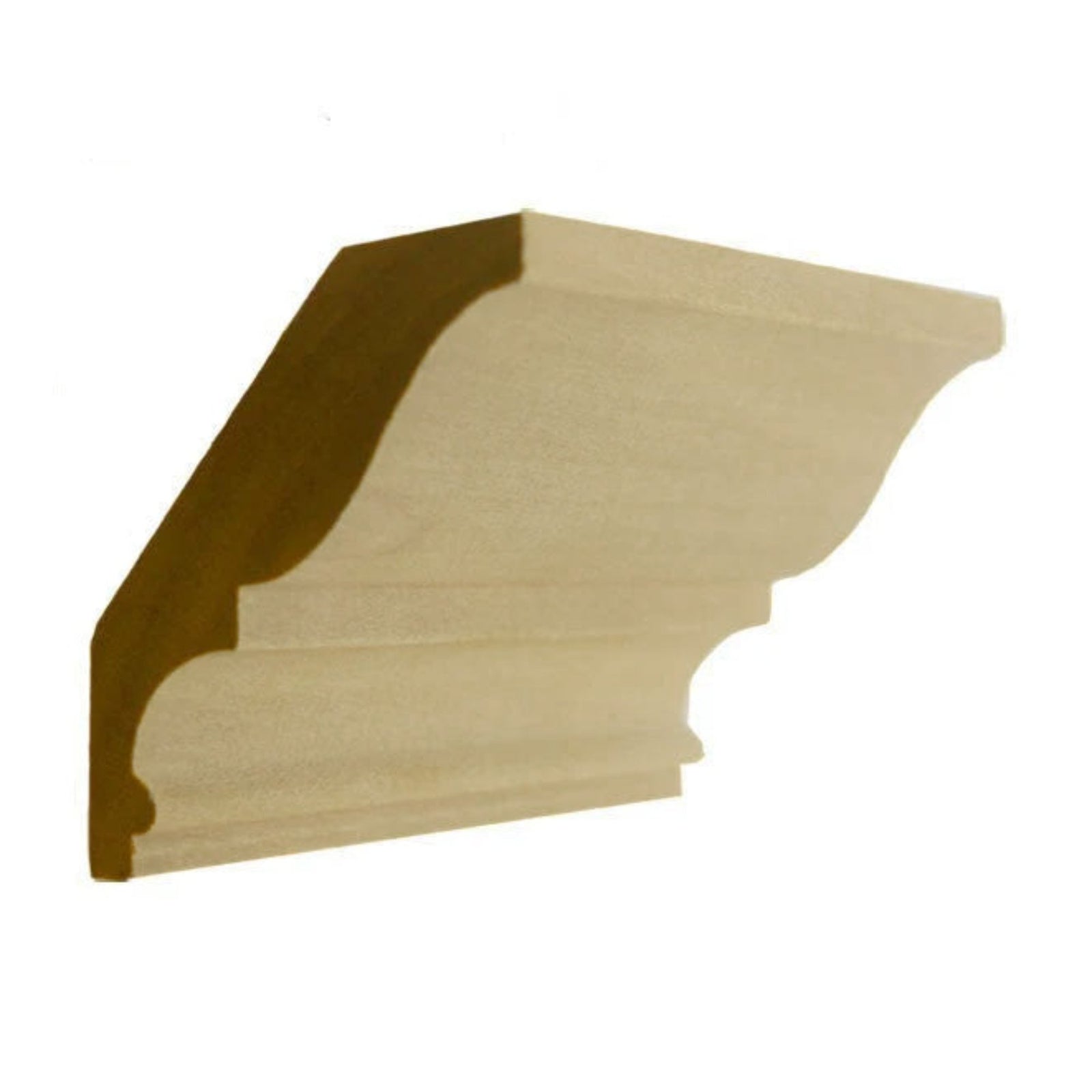 Poplar Traditional Crown Moulding Trim EWCR17-P