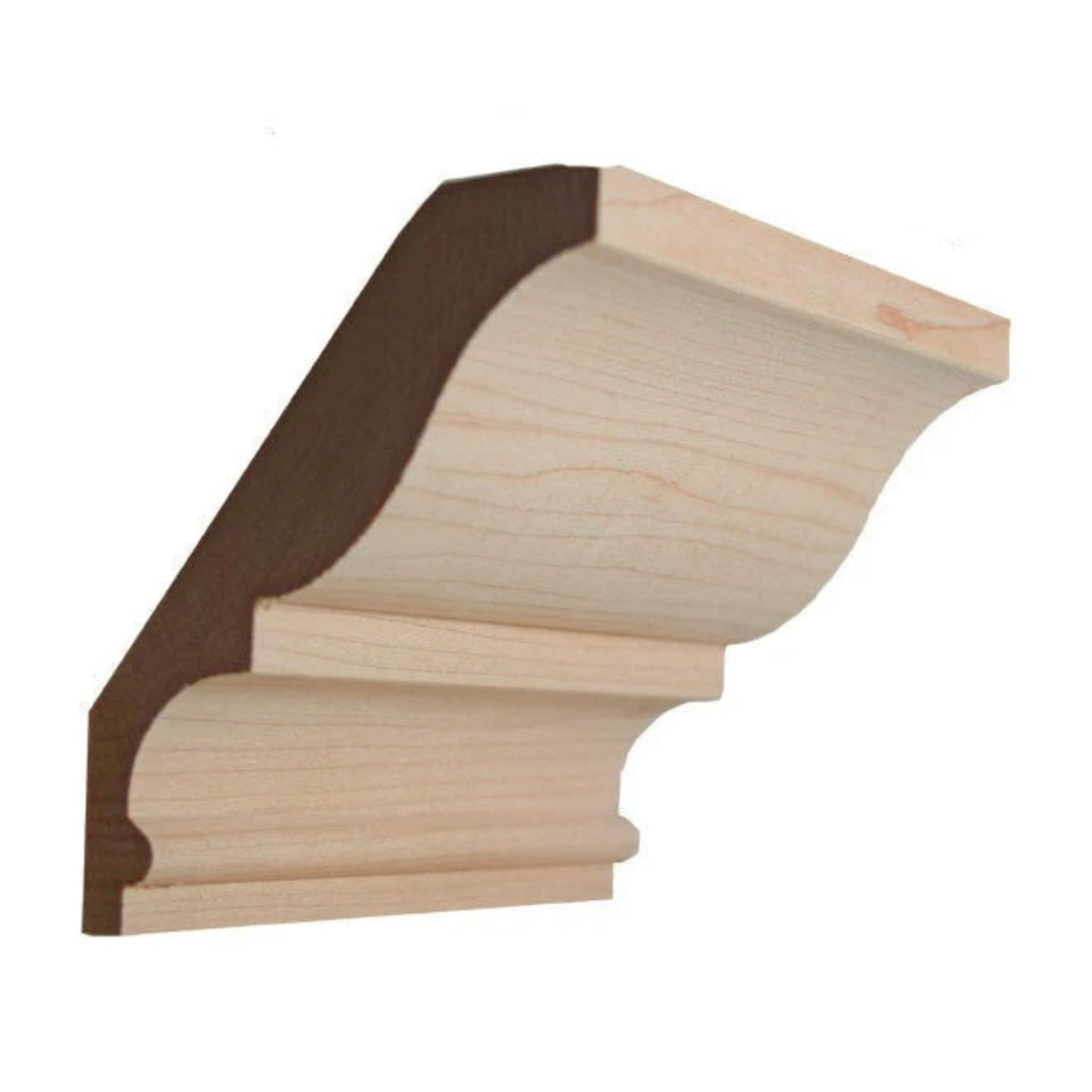 Maple Traditional Crown Moulding Trim EWCR18-M