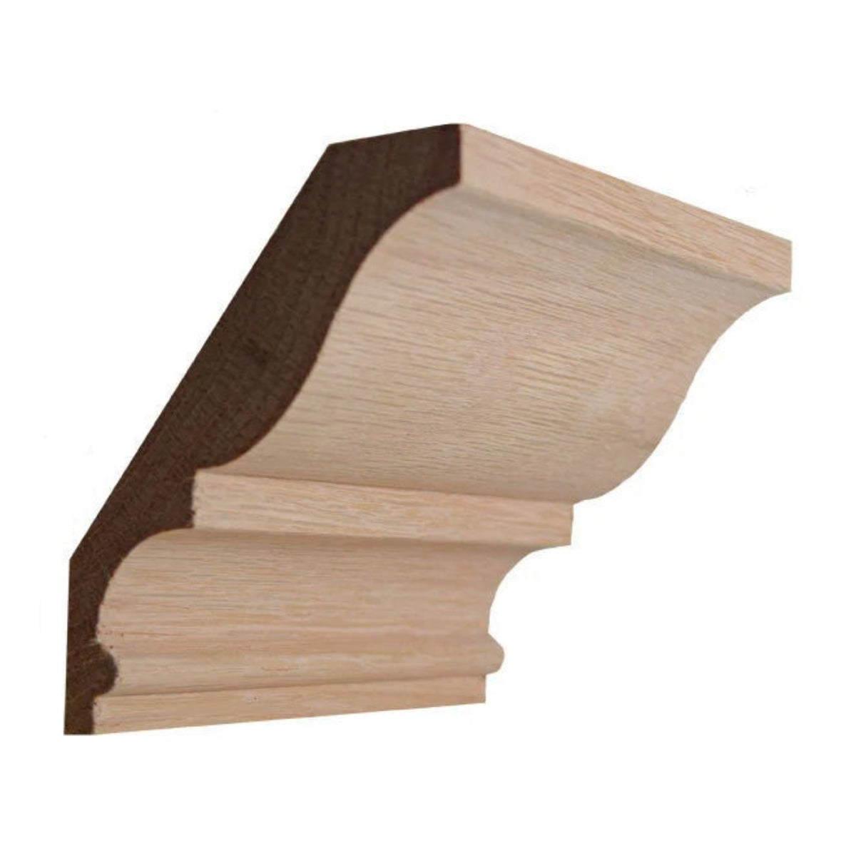 Red Oak Traditional Crown Moulding Trim EWCR18-R