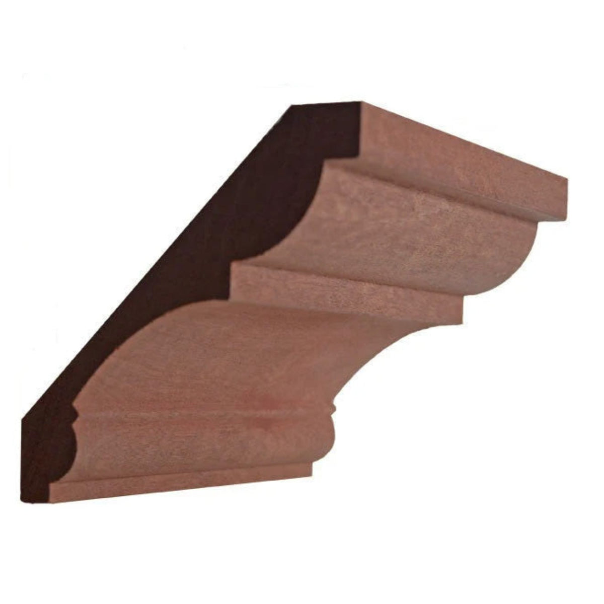 Sapele Mahogany Crown Moulding Trim EWCR21-S