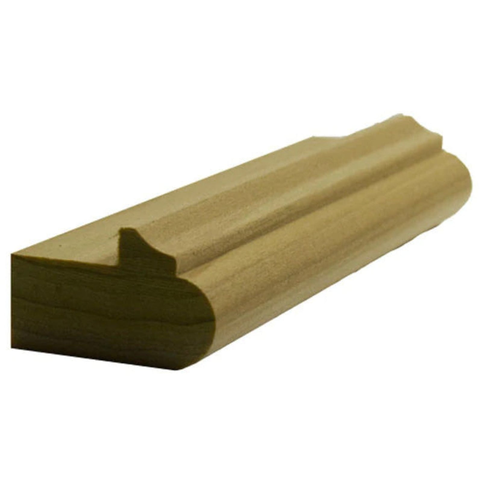 Poplar Kitchen Cabinet Light Rail Nose and Cove Moulding EWLR12-P