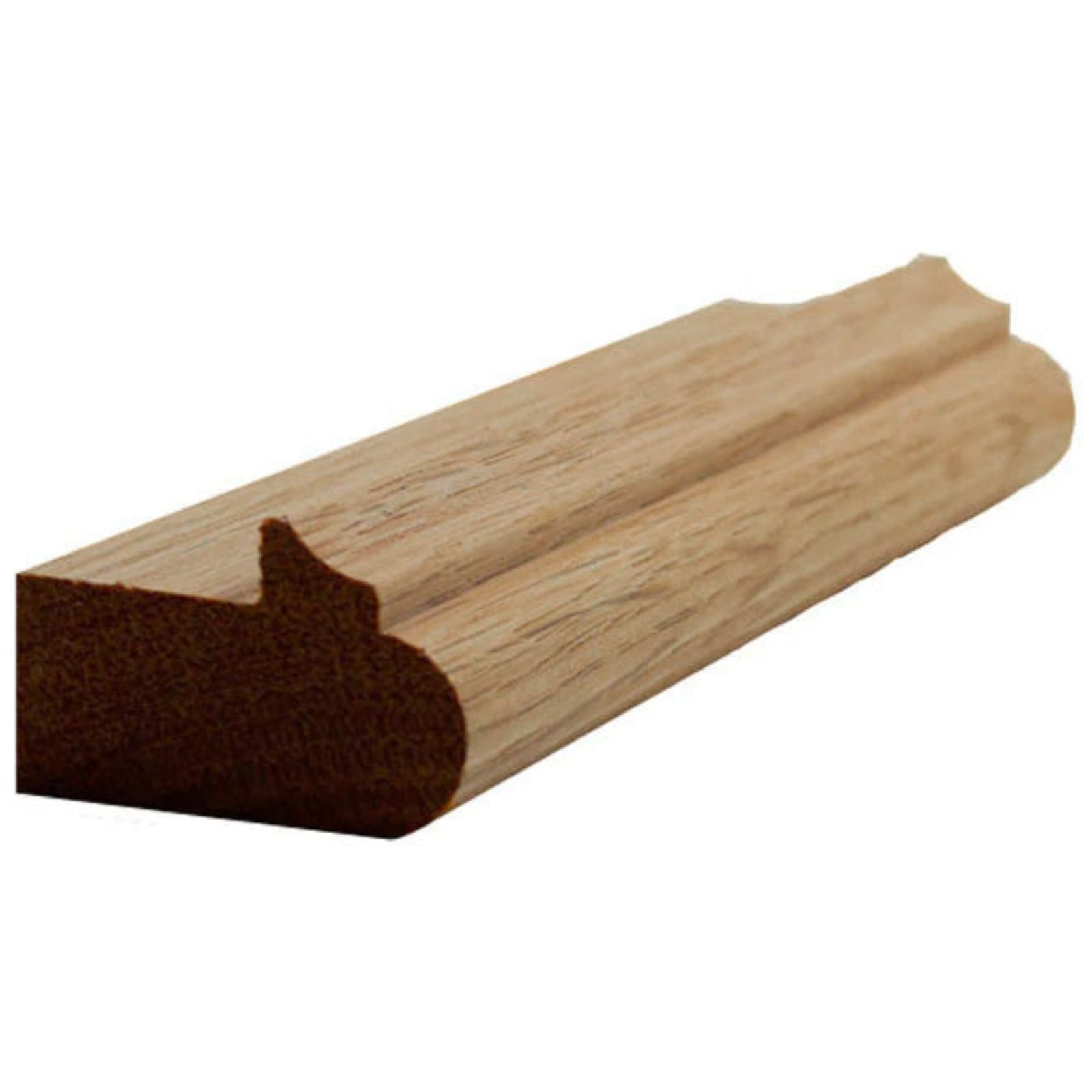 Red Oak Kitchen Cabinet Light Rail Nose and Cove Moulding EWLR12-R