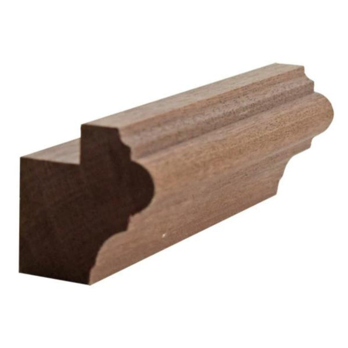 Sapele Mahogany Kitchen Cabinet Light Rail Nose and Cove Moulding EWLR13-S
