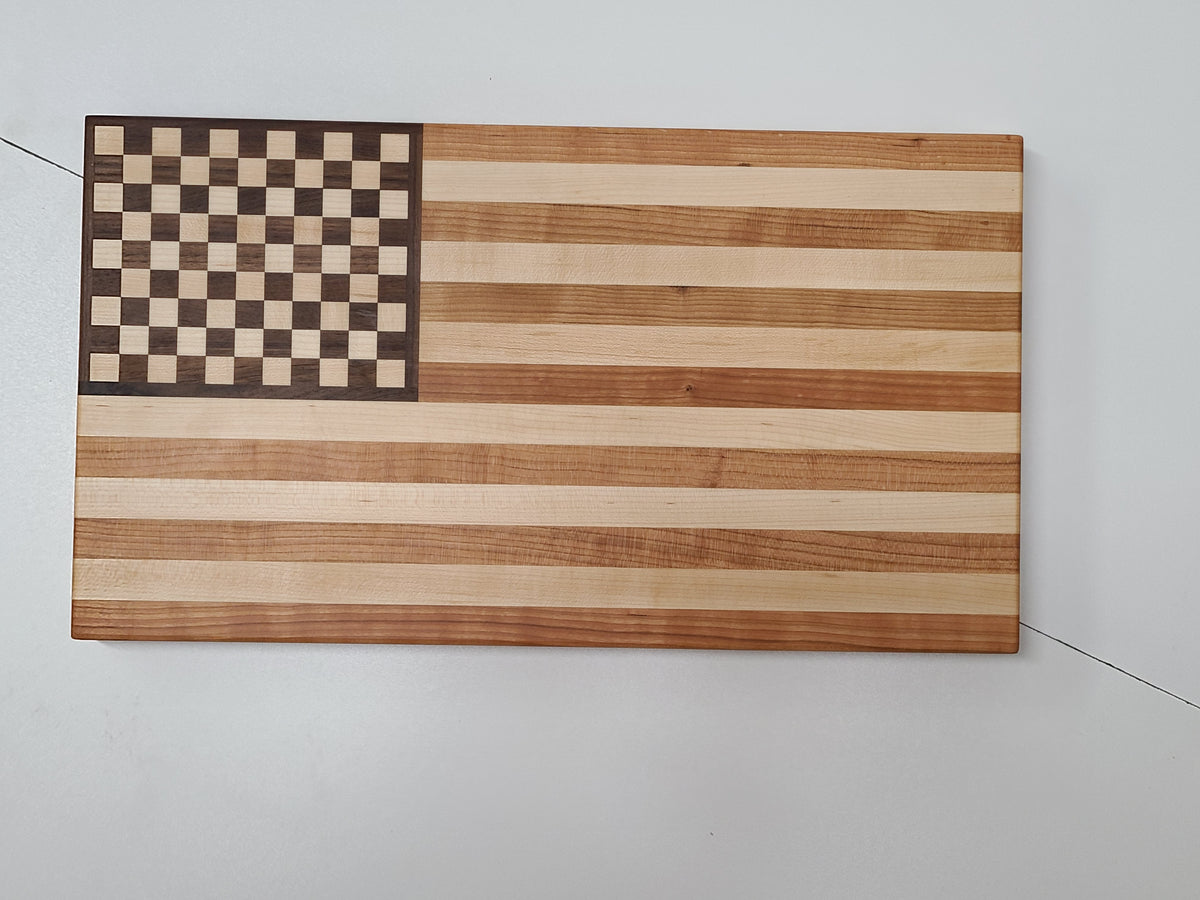American Flag Cutting Board - 11 inches x 19.5 inches
