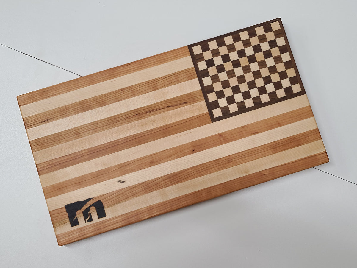 American Flag Cutting Board - 11 inches x 19.5 inches
