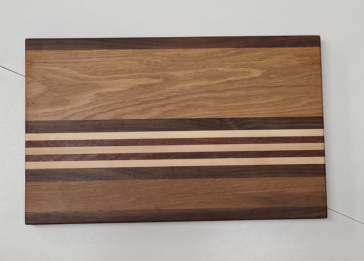 Hand Crafted Hardwood Cutting Board - 18 inches x 11 inches