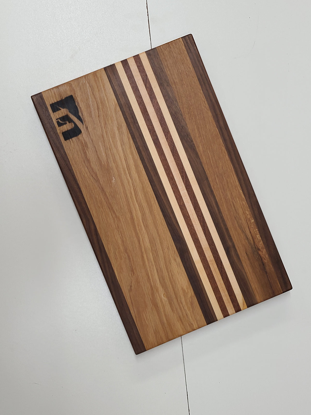 Hand Crafted Hardwood Cutting Board - 18 inches x 11 inches