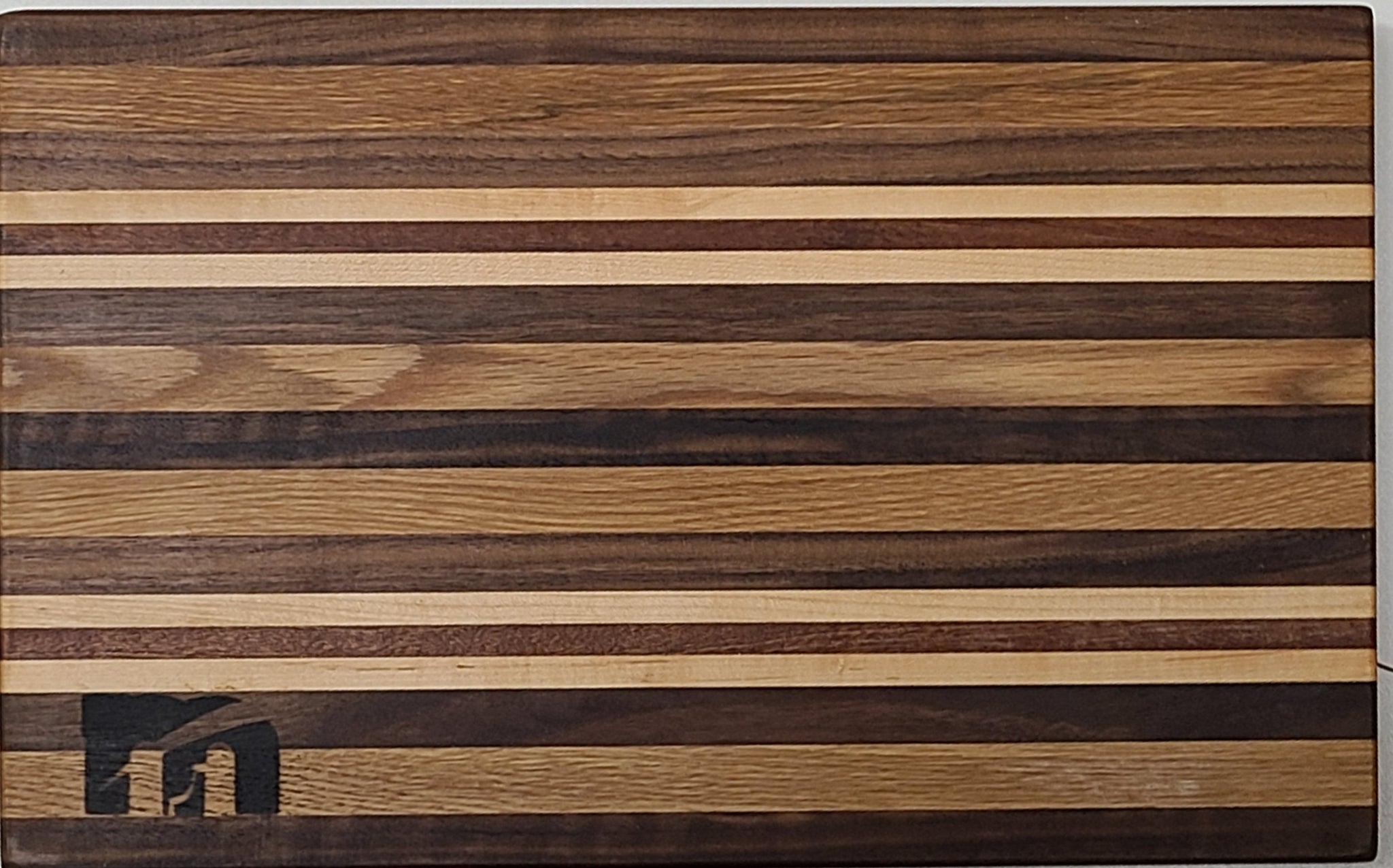 Striped Maple Monogram Hardwood Cutting Board – Mach Crafts