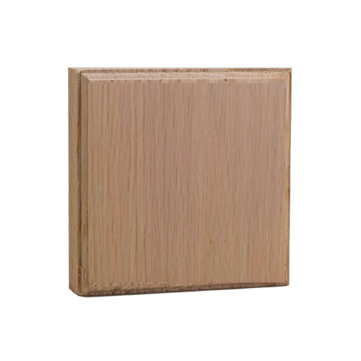 Hardwood Casing Corner Block 1 inch x 4 inch Square EWAP41