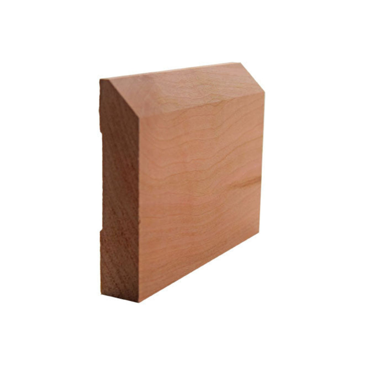 Cherry Beveled Edge Baseboard Trim EWBB14-C
