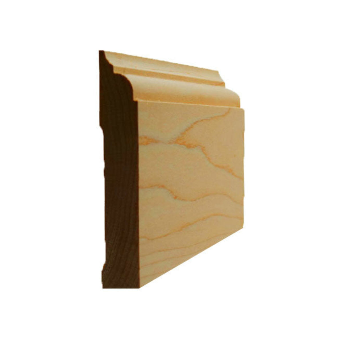 Maple Nose and Cove Baseboard Trim Moulding EWBB22-M