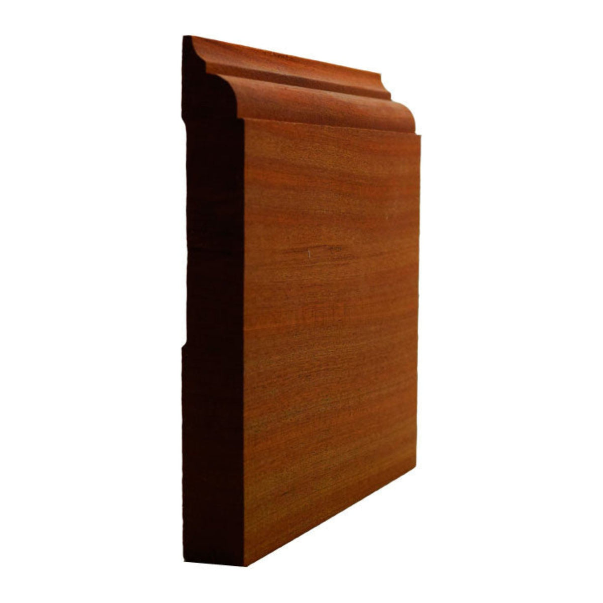 Sapele Mahogany Nose and Cove Baseboard Trim Moulding EWBB23-S