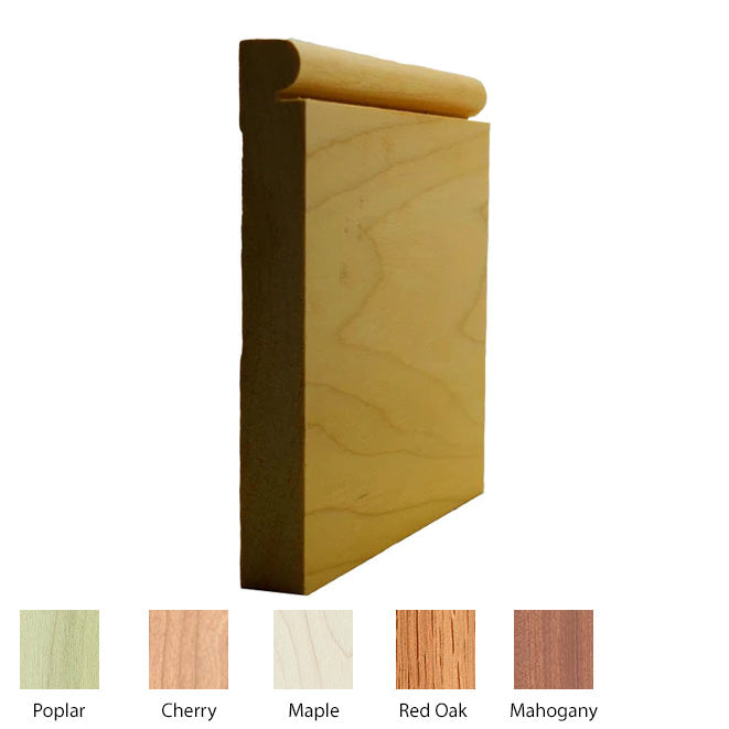 EWBB26 Beaded Tall Baseboard Molding