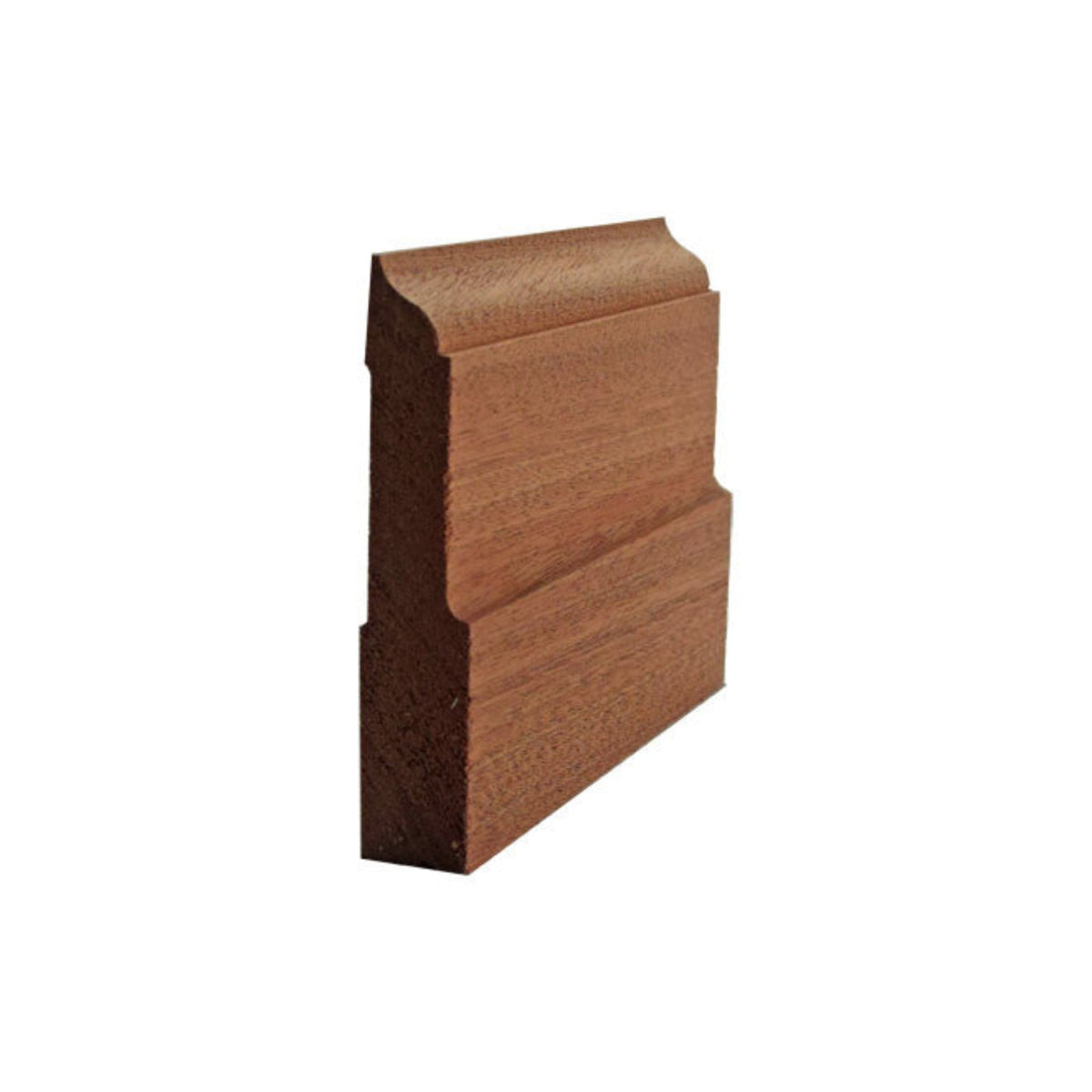 Sapele Mahogany Colonial Baseboard Trim Molding EWBB31-S