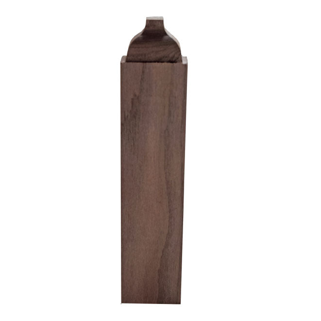 Hardwood Baseboard Middle Block 7/8 inch x 1-3/8 inch x 6-1/2 inch Tall EWBB62