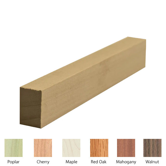 Poplar Square Baseboard Shoe Trim EWBS20