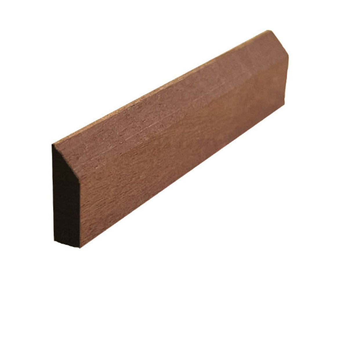 Sapele Mahogany Beveled edge Baseboard Shoe Trim EWBS21-S