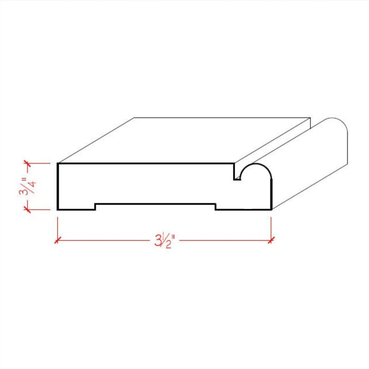 Casing Trim EWCA30 Line Drawing