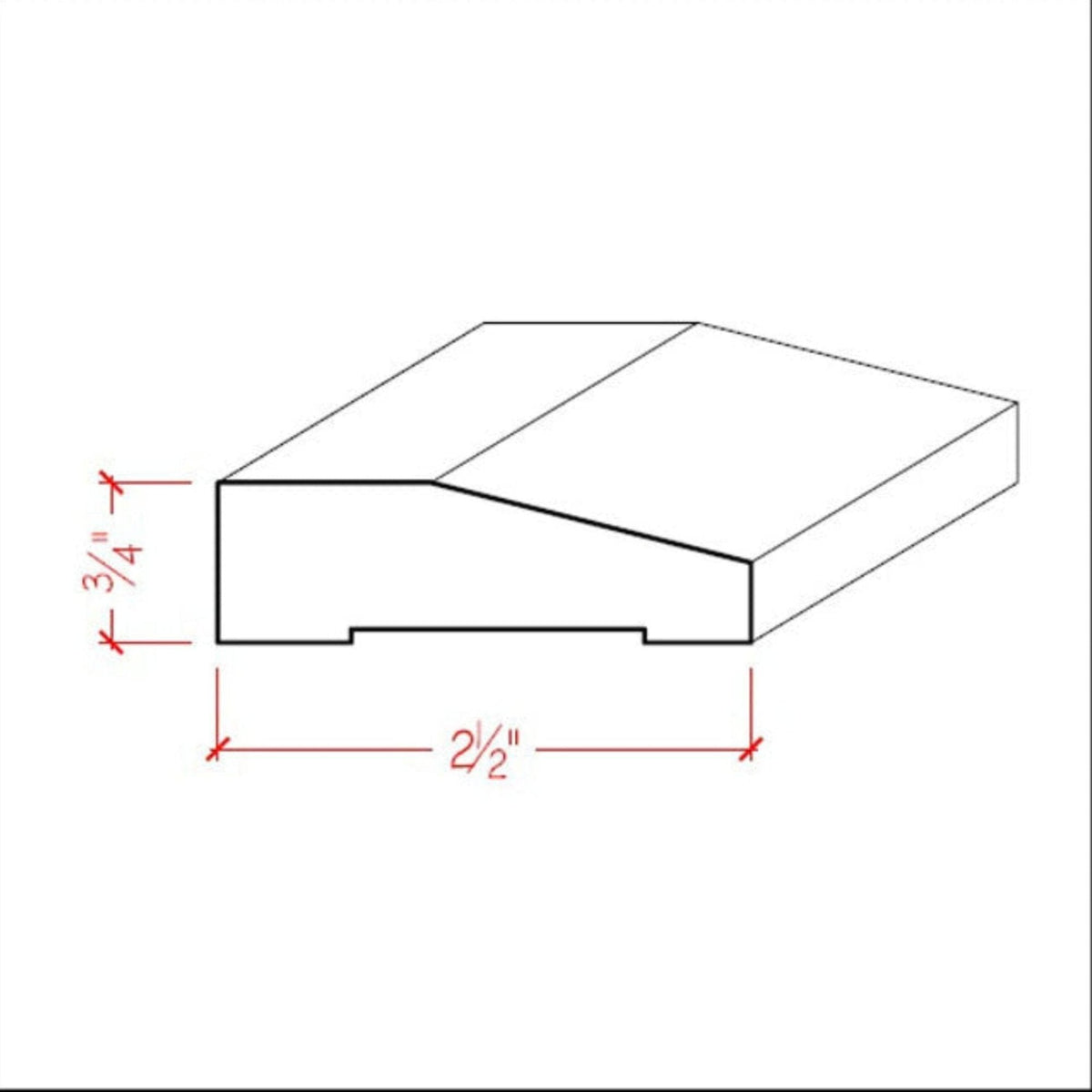 Casing Trim EWCA41 Line Drawing