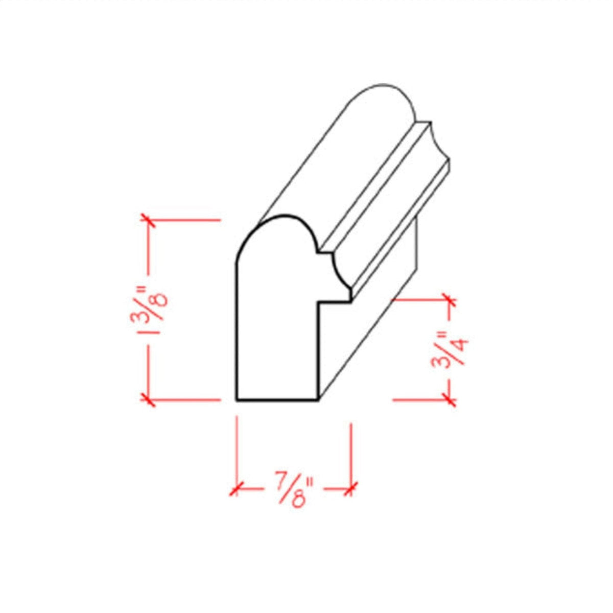 Drawing of Casing Back Band EWCB13