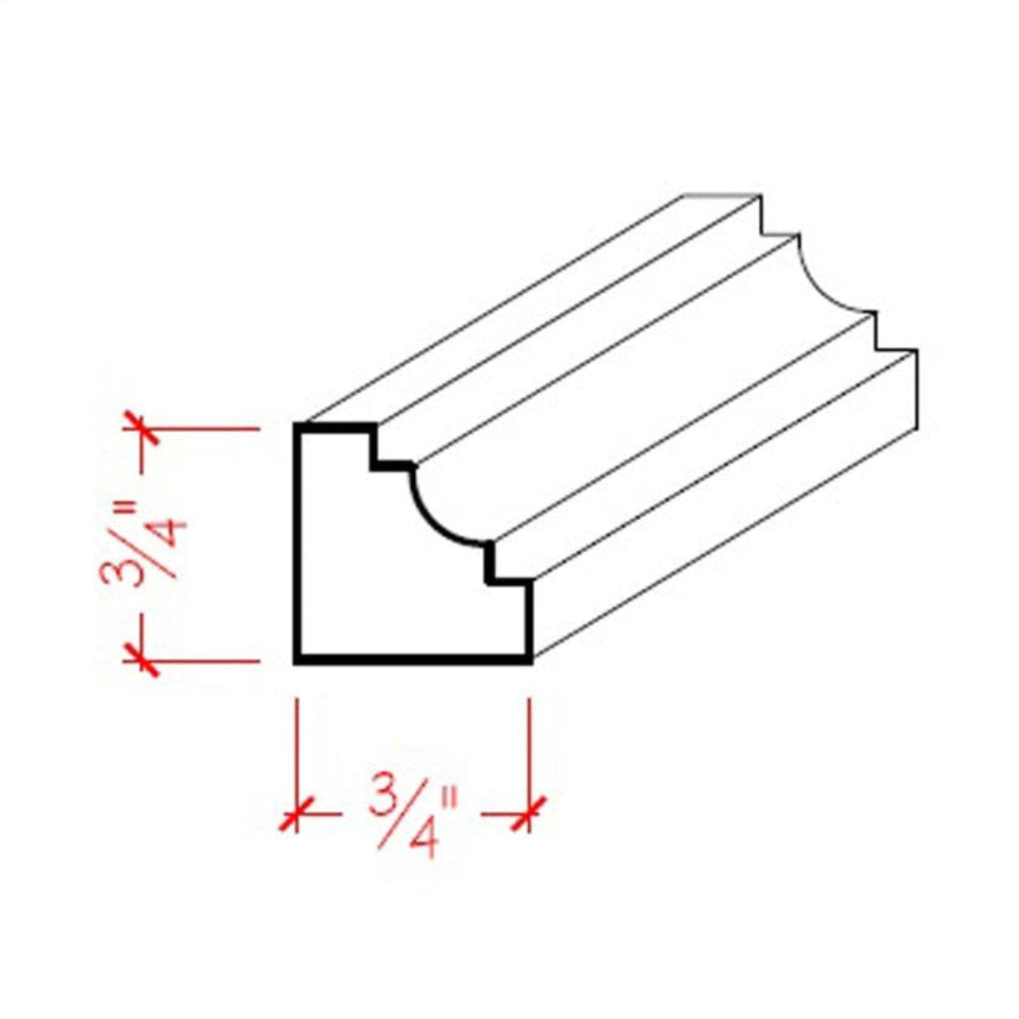 Poplar Cove trim molding EWCC14-P