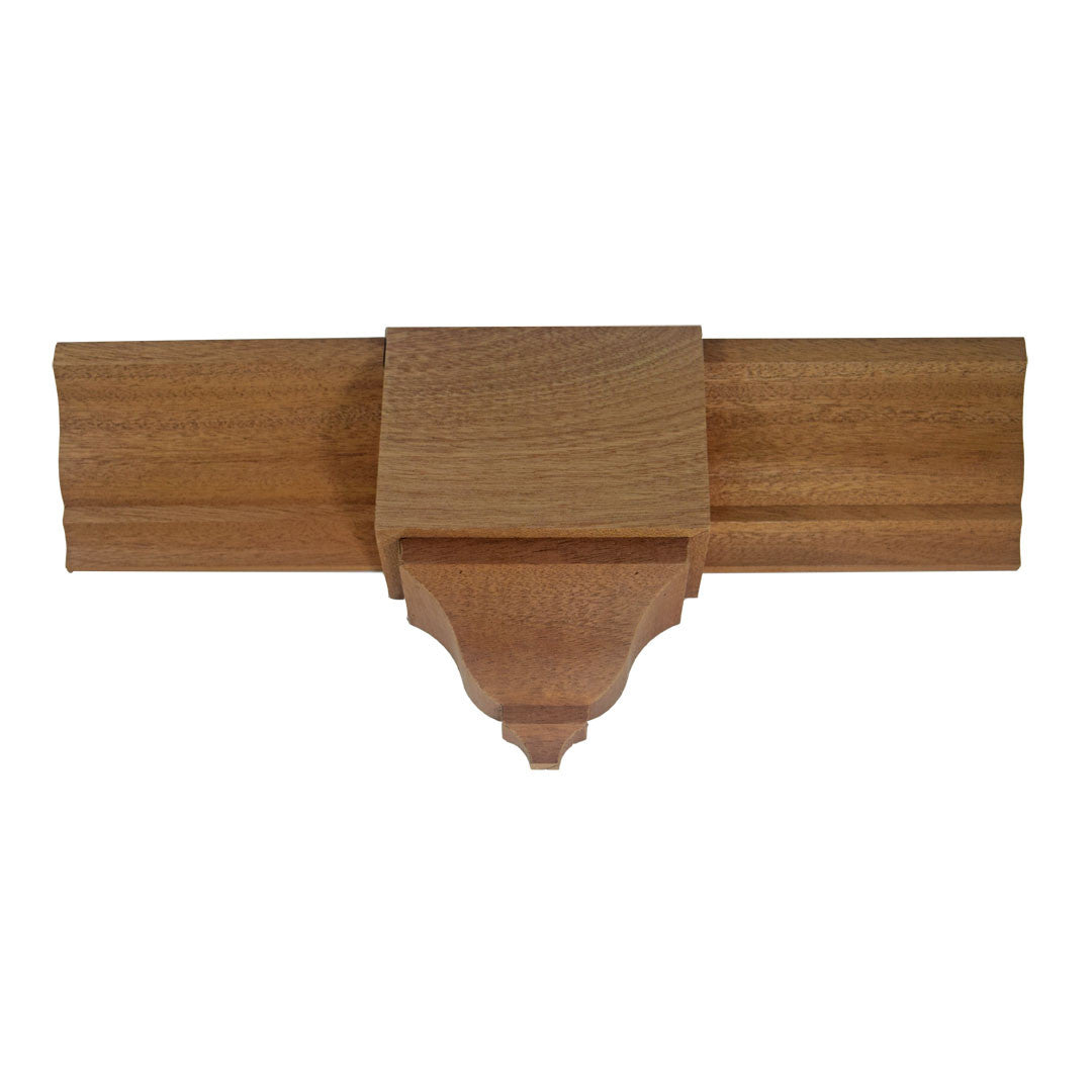 Sapele Mahogany Crown Middle Block EWCR62