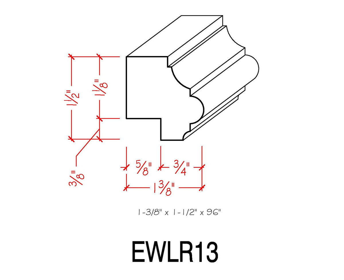 Kitchen Cabinet Light Rail EWLR13