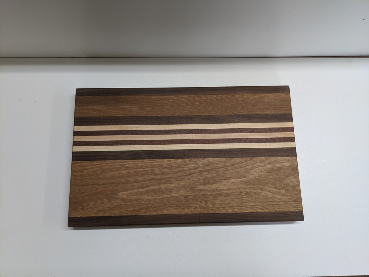 Hand Crafted Hardwood Cutting Board - 18 inches x 11 inches