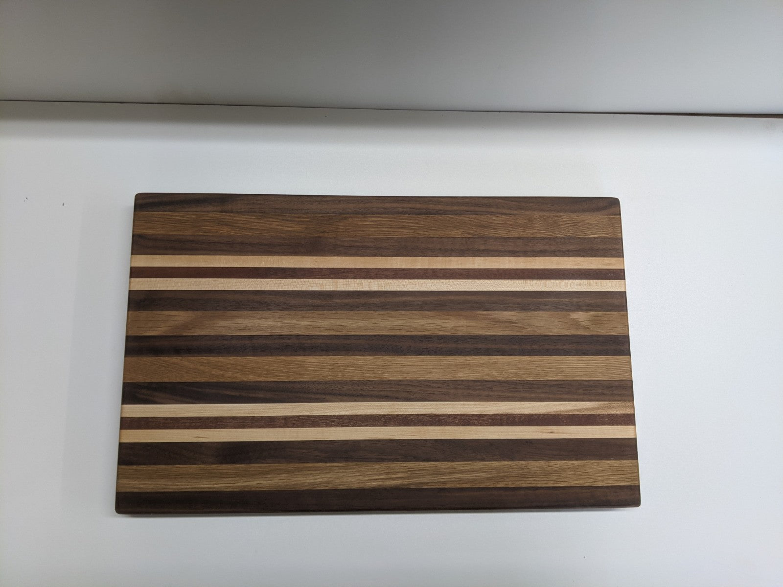 Striped Hardwood Cutting Board