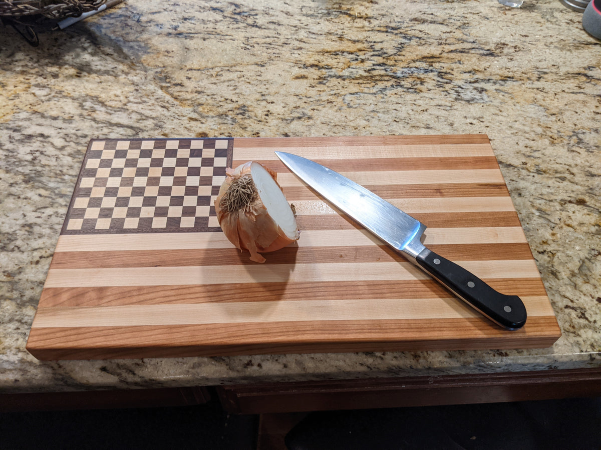 American Flag Cutting Board - 11 inches x 19.5 inches